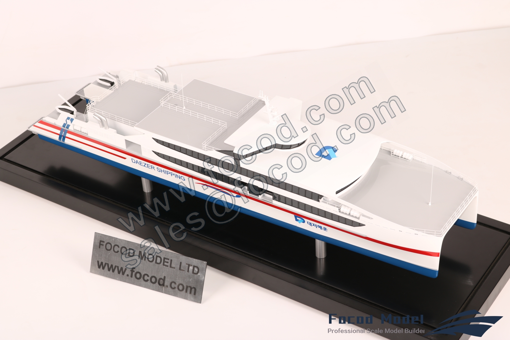 customized model of 74m Catamaran passenger ferry